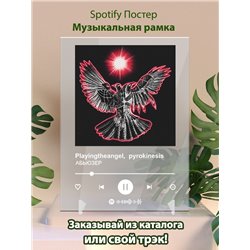 Playingtheangel, pyrokinesis - АБЬЮЗЕР - постер Spotify - Модульная картины, Репродукции, Декоративные панно, Декор стен
