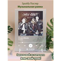 Chase Atlantic - Friends - постер Spotify - Модульная картины, Репродукции, Декоративные панно, Декор стен