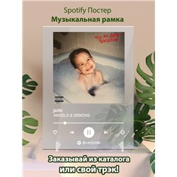 jxdn - ANGELS DEMONS - постер Spotify - Модульная картины, Репродукции, Декоративные панно, Декор стен