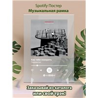 Портреты картины репродукции на заказ - Перемотка - Как тебя покорить - постер Spotify