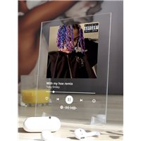 Портреты картины репродукции на заказ - Yung Smiley - With my hoe remix - постер Spotify