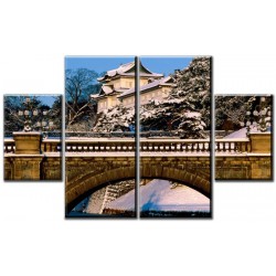 Японский замок - Модульная картины, Репродукции, Декоративные панно, Декор стен
