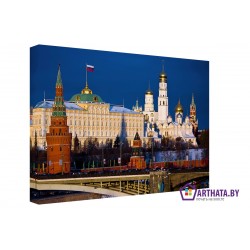 Москва златоглавая - Модульная картины, Репродукции, Декоративные панно, Декор стен