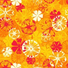 Фотообои - Оранжевые цветы